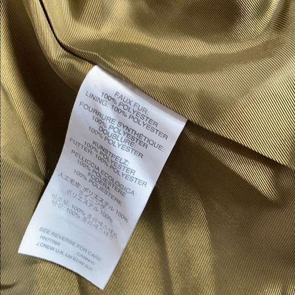 Jcrew size small faux fur jacket - Picture 3 of 3